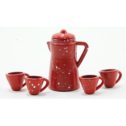 Redware Coffee Set