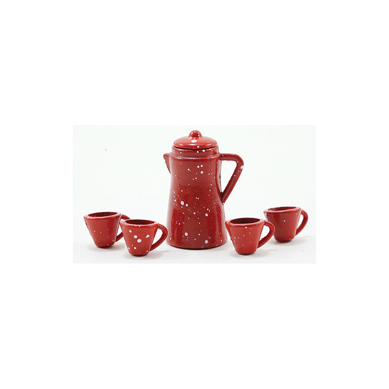 Redware Coffee Set