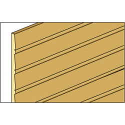 CLE-12 3/8 BEADED CLAPBOARD