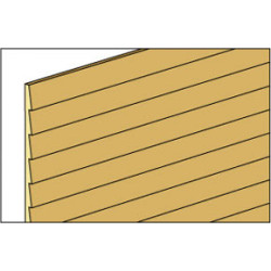 CLB836 1/4 CLAPBOARD, 36 IN