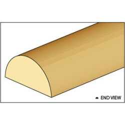 &CLA77493: HALF ROUND, 3/32