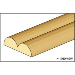 &CLA77871: 1/8 DOUBLE BEAD