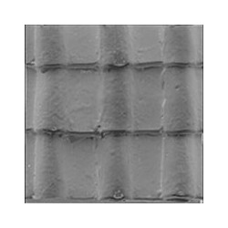 SPANISH ROOF TILE 1/2IN SCALE