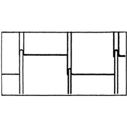 Rib Roof 1/2IN SCALE