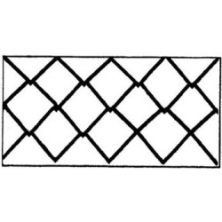 DIAMOND TILE ROOF 1/2IN SCALE