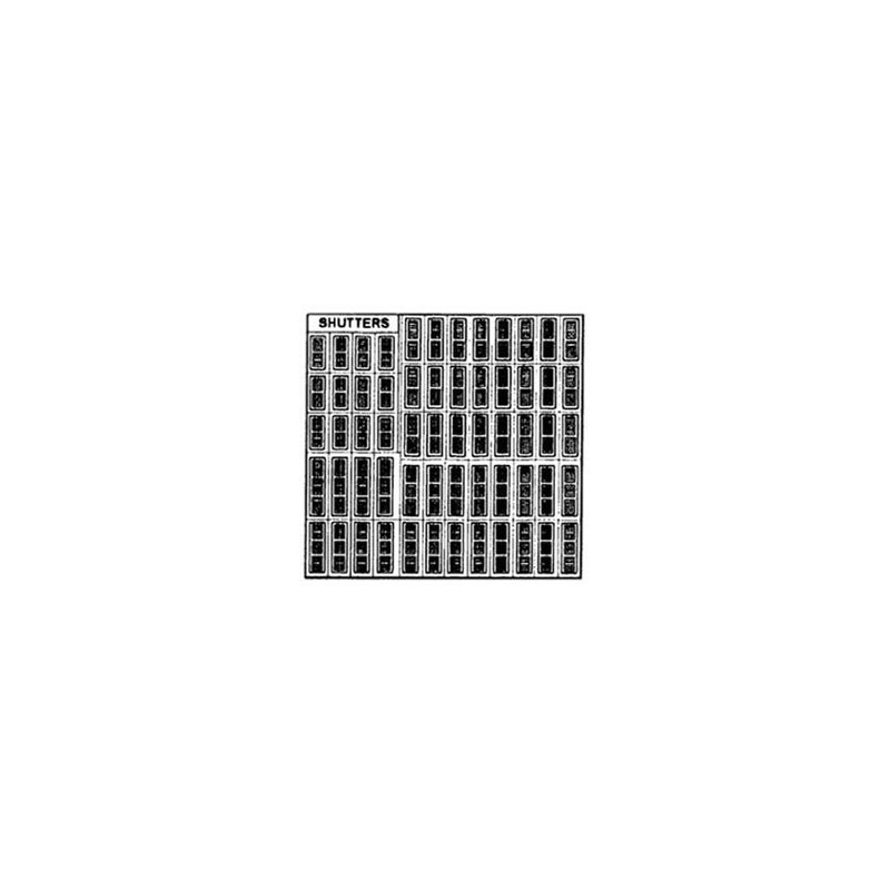 SHUTTERS 1/2IN SCALE
