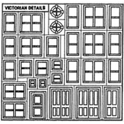 VICTORIAN DETAIL SHEET 1/2IN SCALE