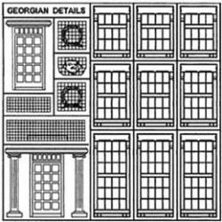 GEORGIAN DETAIL 1/2IN SCALE