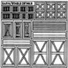 BARN STABLE DETAIL SHEET 1/2IN SCALE