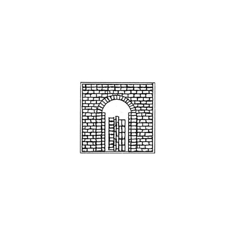 STONE BLOCK TUNNEL PORTAL 1/2IN SCALE