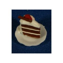 CAKE, SLICE, CHOCOLATE STRAWBERRY