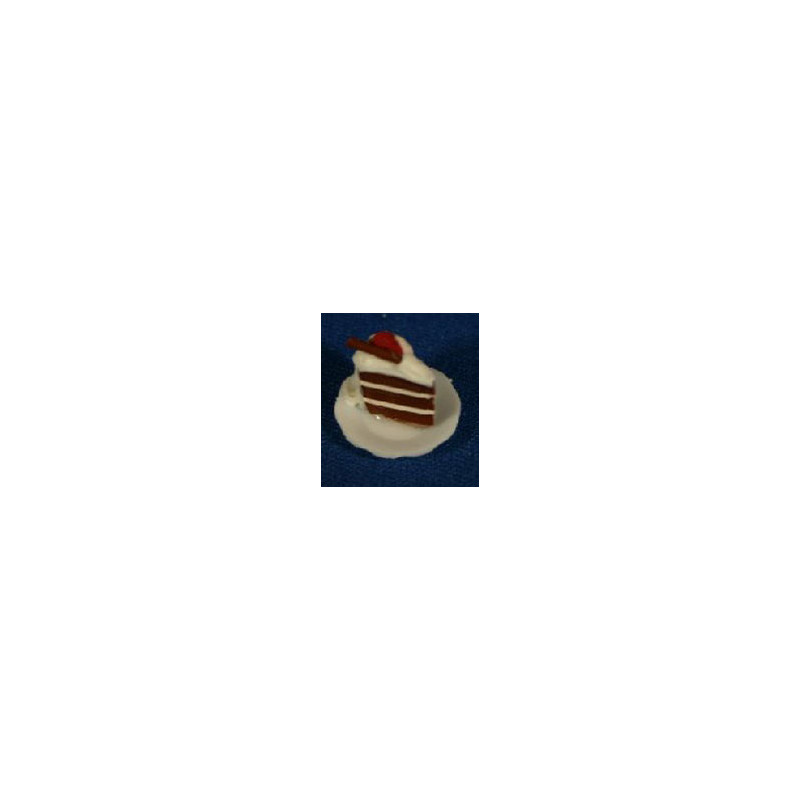 CAKE, SLICE, CHOCOLATE STRAWBERRY