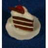 CAKE, SLICE, CHOCOLATE STRAWBERRY