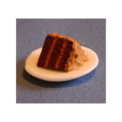 CAKE, SLICE, GERMAN CHOCOLATE