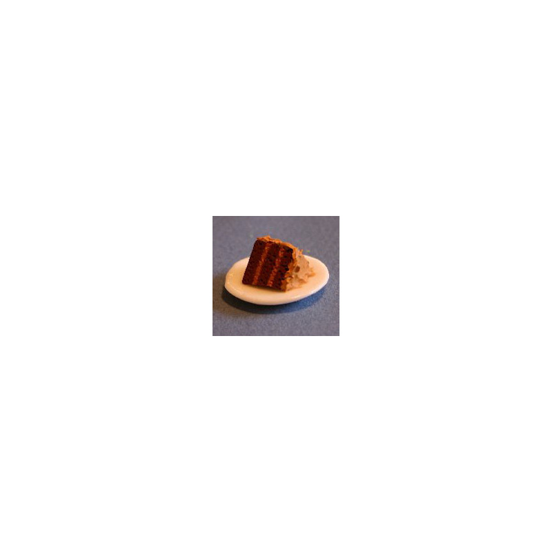 CAKE, SLICE, GERMAN CHOCOLATE