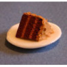 CAKE, SLICE, GERMAN CHOCOLATE