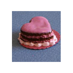 CAKE, VALENTINE, PINK
