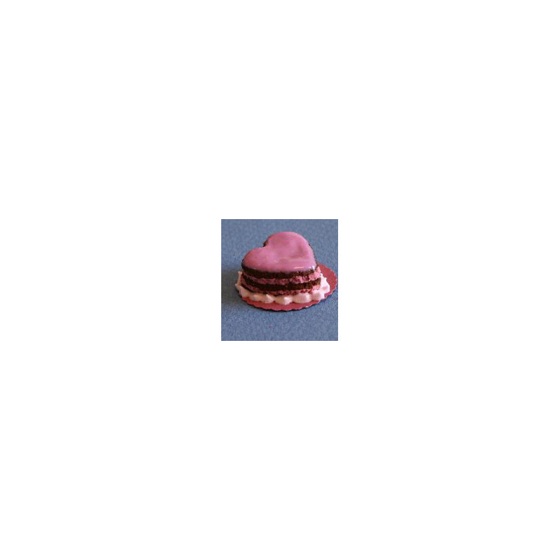 CAKE, VALENTINE, PINK
