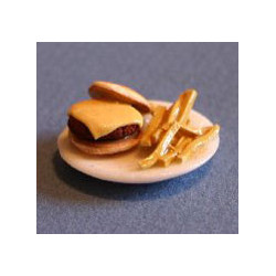 CHEESEBURGER PLATE W/FRIES