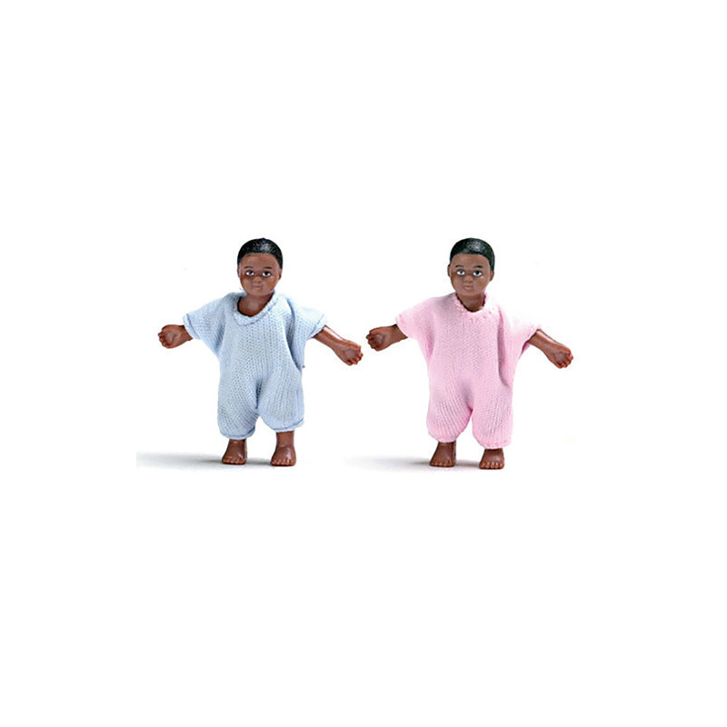 African American Babies/2  Pink & Blue
