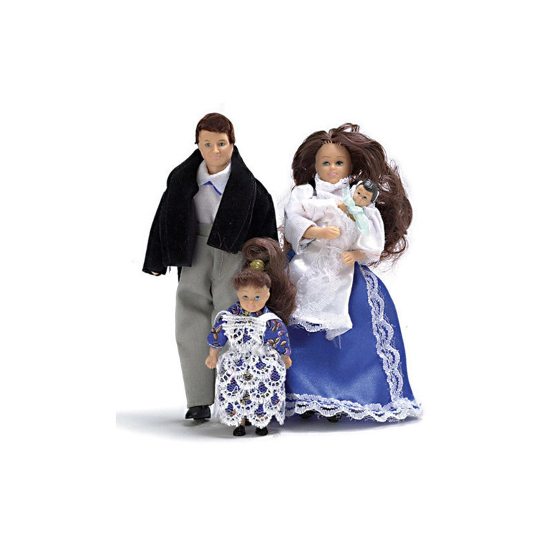 Victorian Doll Family/4  Brunette
