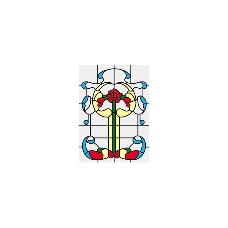 SIM. STAINED GLASS FITS CLA76018/HW6018