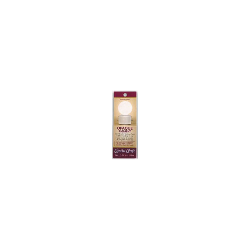1 OZ RESIN PIGMENT-WHITE OPAQUE