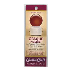 1 OZ RESIN PIGMENT-BROWN OPAQUE