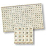 TILE: FLOWER DELFT, 4PK, 1/24