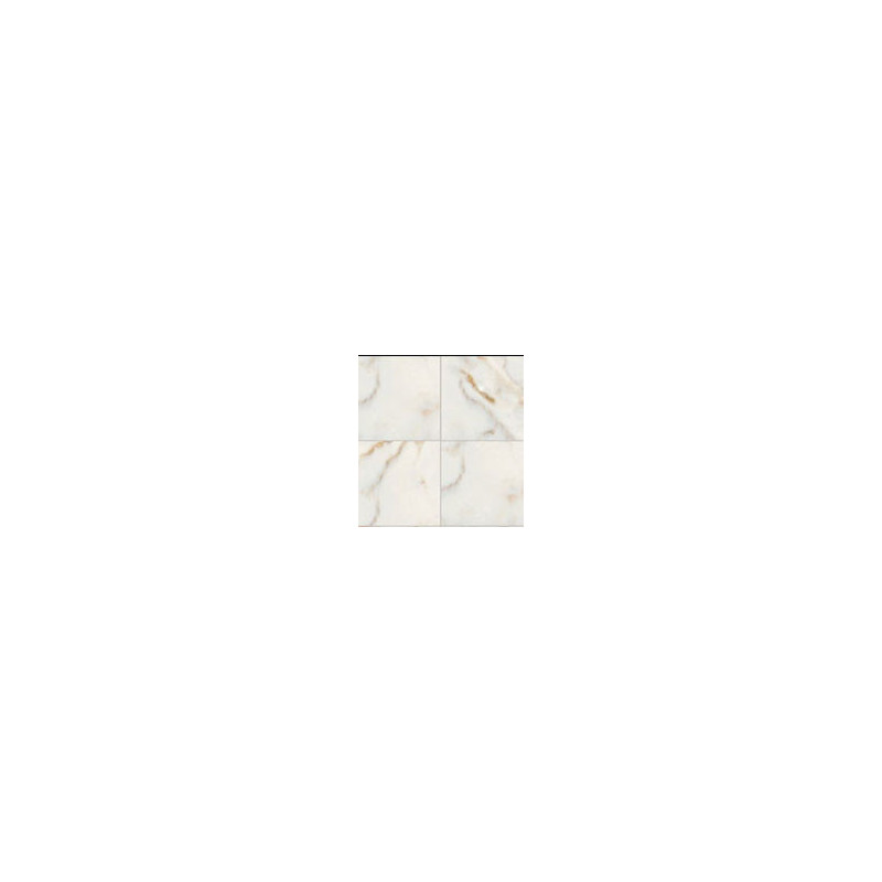 TILE: WHITE MARBLE, 4 PK, 1/24