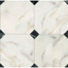TILE: BLACK DIAMOND MARBLE, 6PK, 1/24