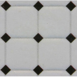 TILE: BLACK DIAMOND, 4PK, 1/24