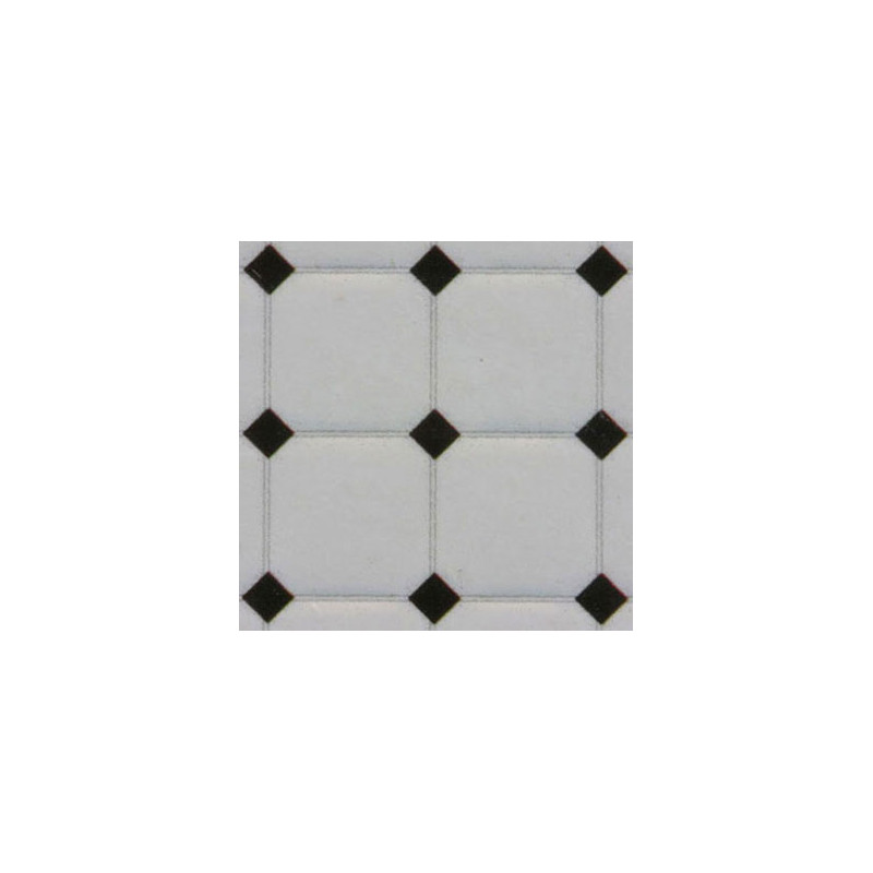 TILE: BLACK DIAMOND, 4PK, 1/24