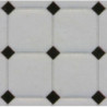 TILE: BLACK DIAMOND, 4PK, 1/24