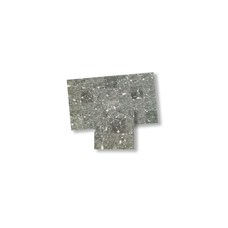 TILE: GREY MARBLE, 4PK