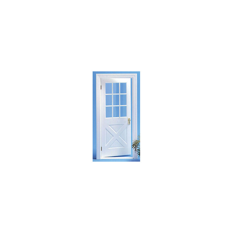 Colonial Crossbuck Door w/Mullion