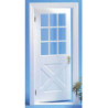 Colonial Crossbuck Door w/Mullion