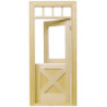 Crossbuck Dutch Door