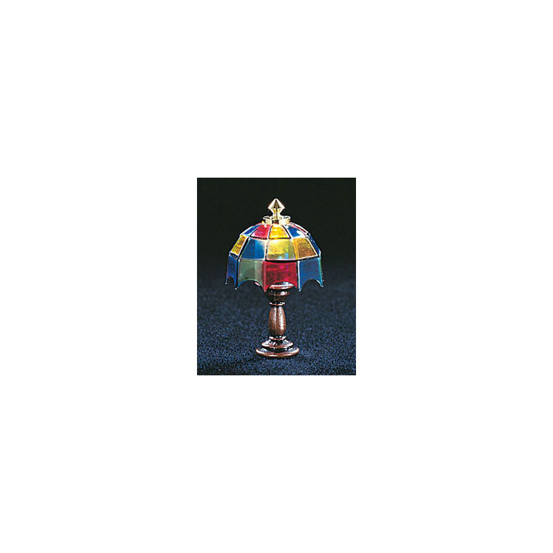 Colored Tiffany Table Lamp