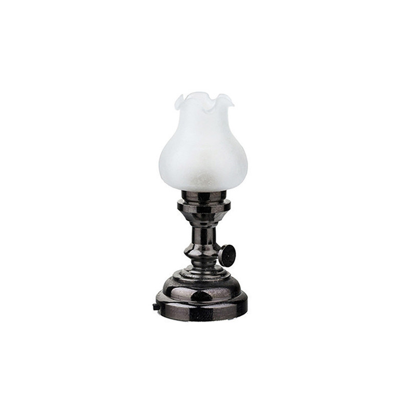 LED NICKLE Lg FROST TULIP Tbl LAMP