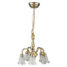 LED 5-ARM FROST DN TULIP CHANDELIER
