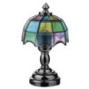 LED NICKEL TIFFANY TABLE LAMP