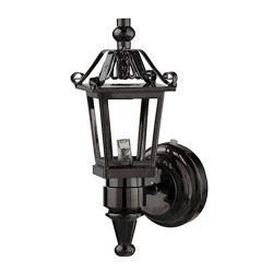 LED BLACK NICKEL COACH LAMP