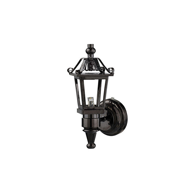 LED BLACK NICKEL COACH LAMP