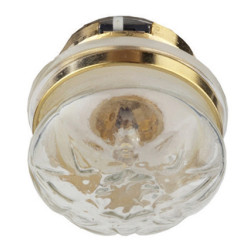 Led Clear Etched Ceiling Lamp