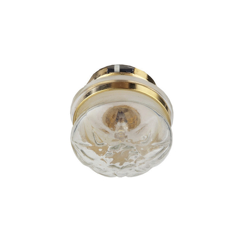 Led Clear Etched Ceiling Lamp