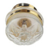 Led Clear Etched Ceiling Lamp