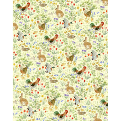 6 pack Wallpaper Country Springtime Lemon