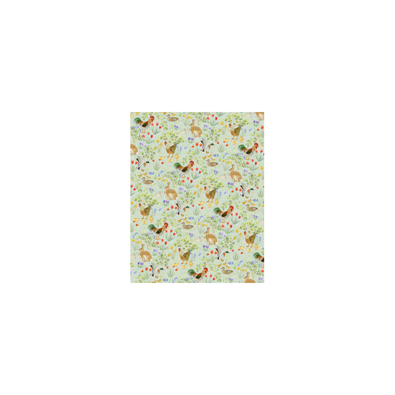 6 pack Wallpaper Country Springtime Green