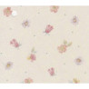 3 pack Prepasted Wallpaper Tiny Pink Flowers On Crme